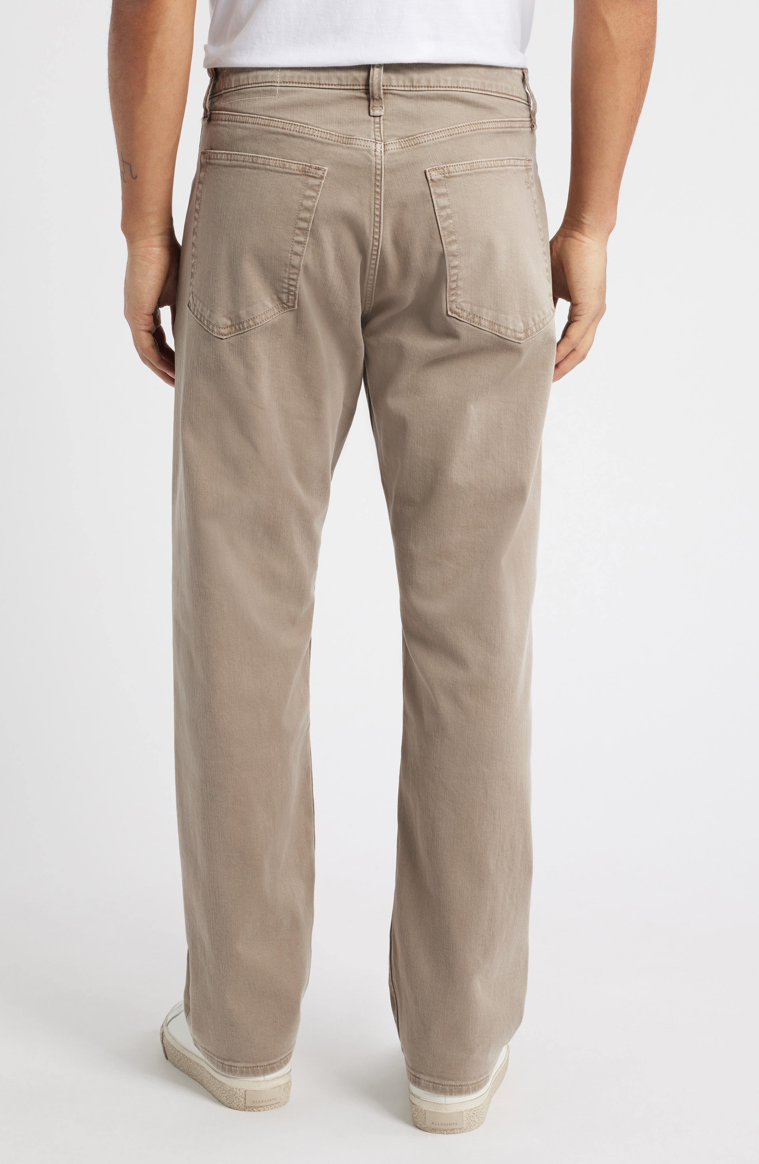 rag & bone Fit 4 Aero Stretch Straight Leg Jeans in Dark Taupe at Nordstrom - 2