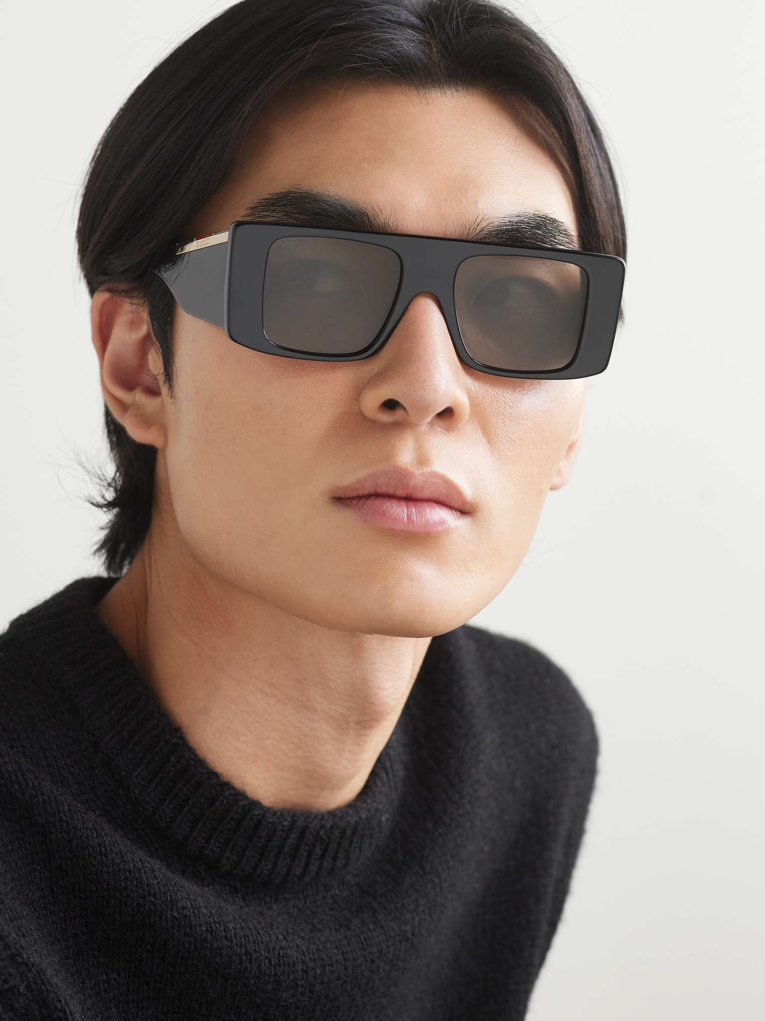 Square-Frame Recycled-Acetate Sunglasses - 2