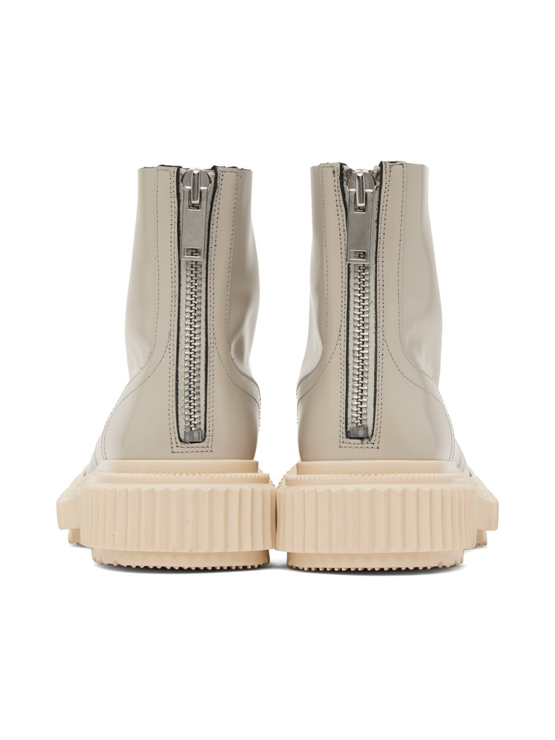 Gray UNDERCOVER Edition Type 196 Lace-Up Boots 2