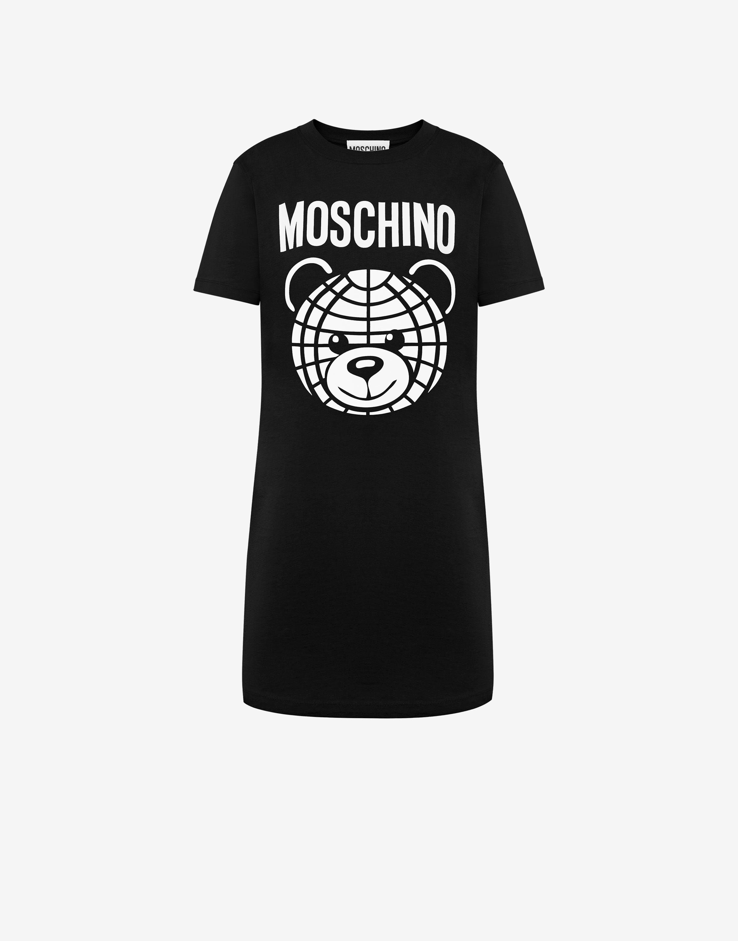 MOSCHINO TEDDY BEAR ORGANIC JERSEY DRESS - 1