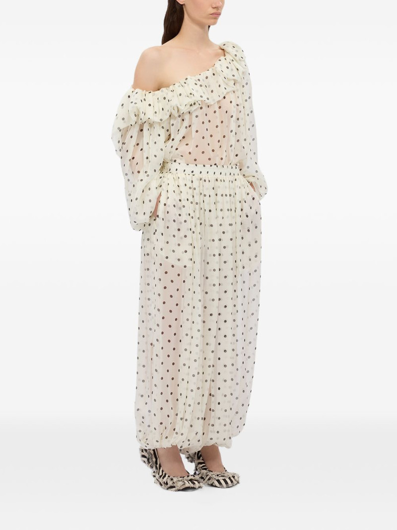 MSGM ruffled-detail blouse outlook