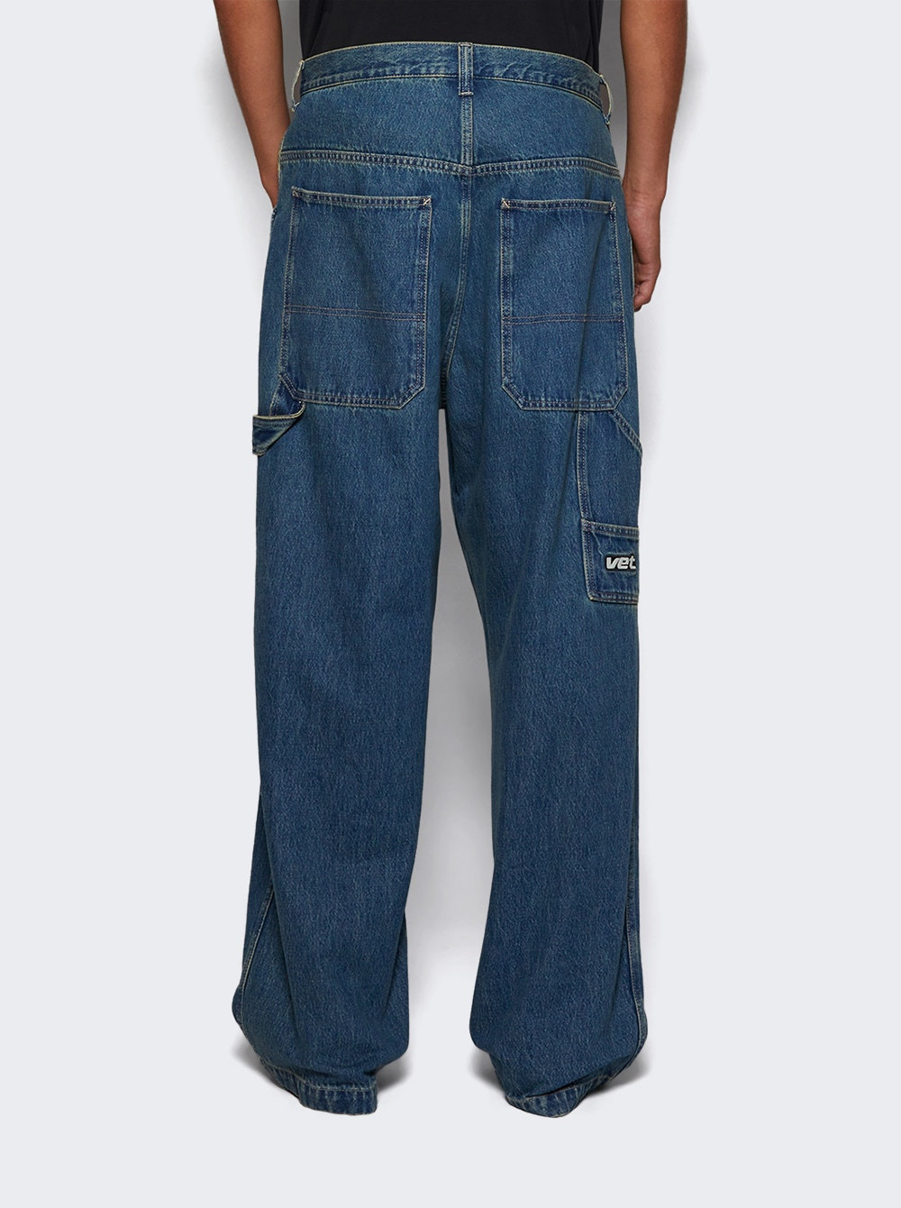 Hip-hop Jeans Vintage Blue - 4