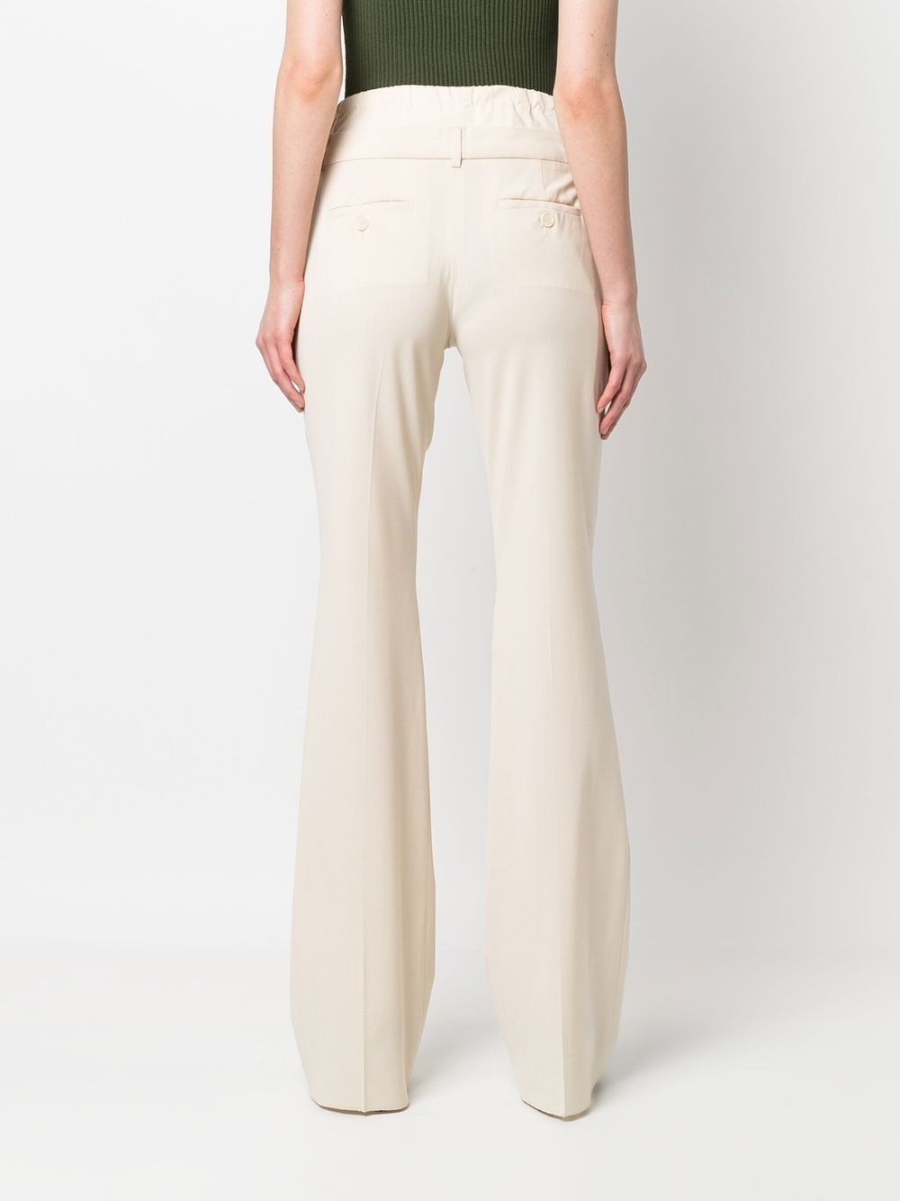 Lungo high-waisted drawstring pants - 4