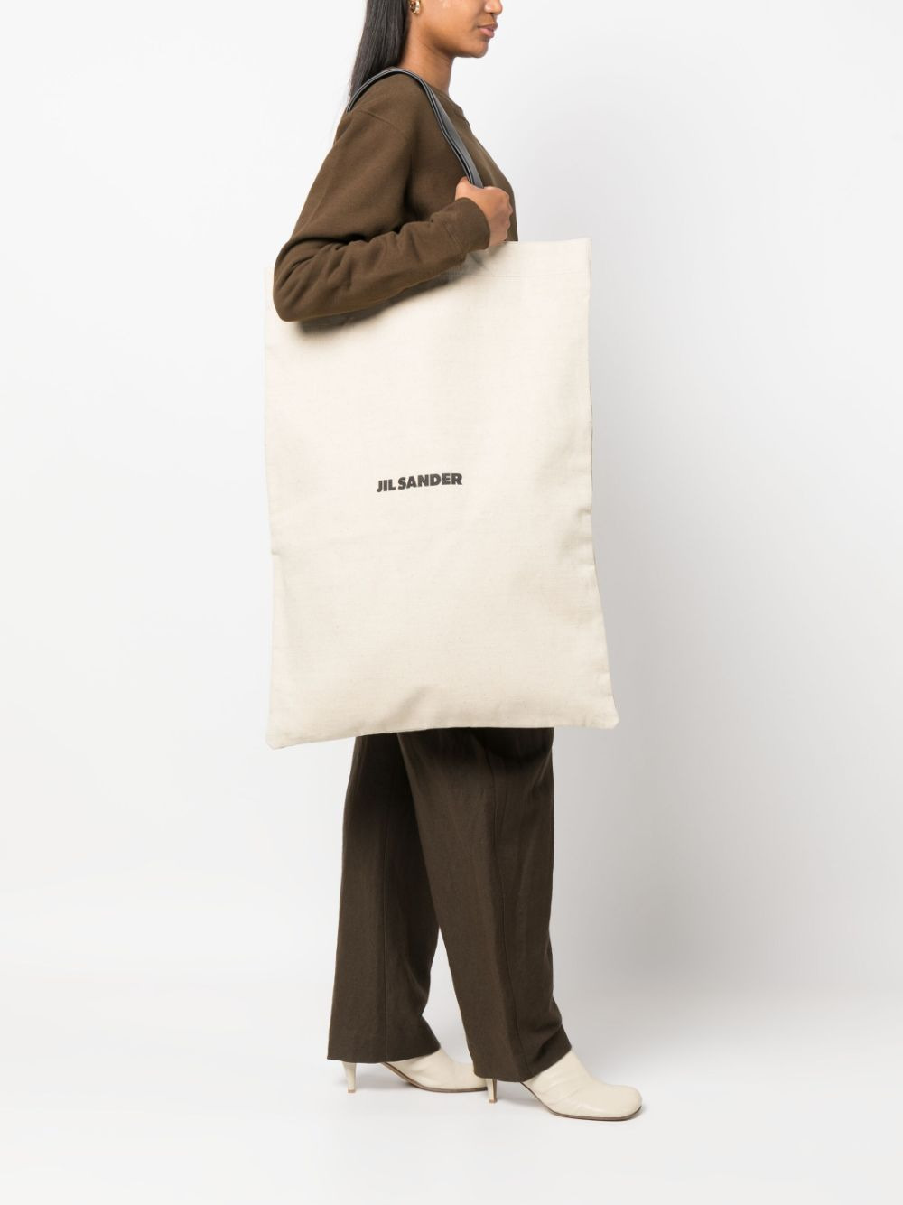 Jil Sander Women Large Flat Shopper - 5