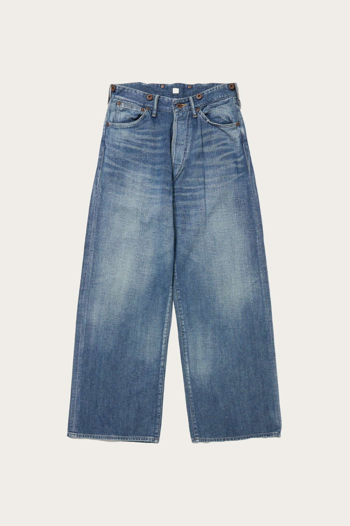 Lot. 704 Denim Trousers C. 1920's - Damaged Indigo - 1