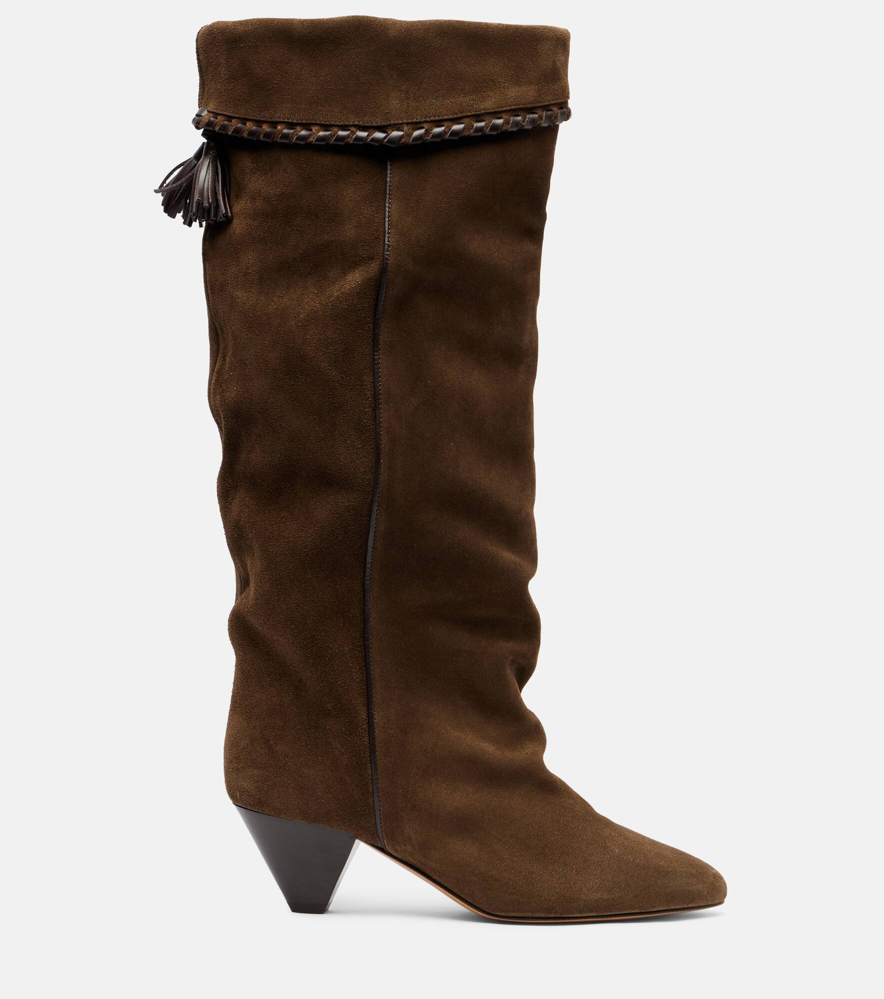 Elita suede knee-high boots - 4