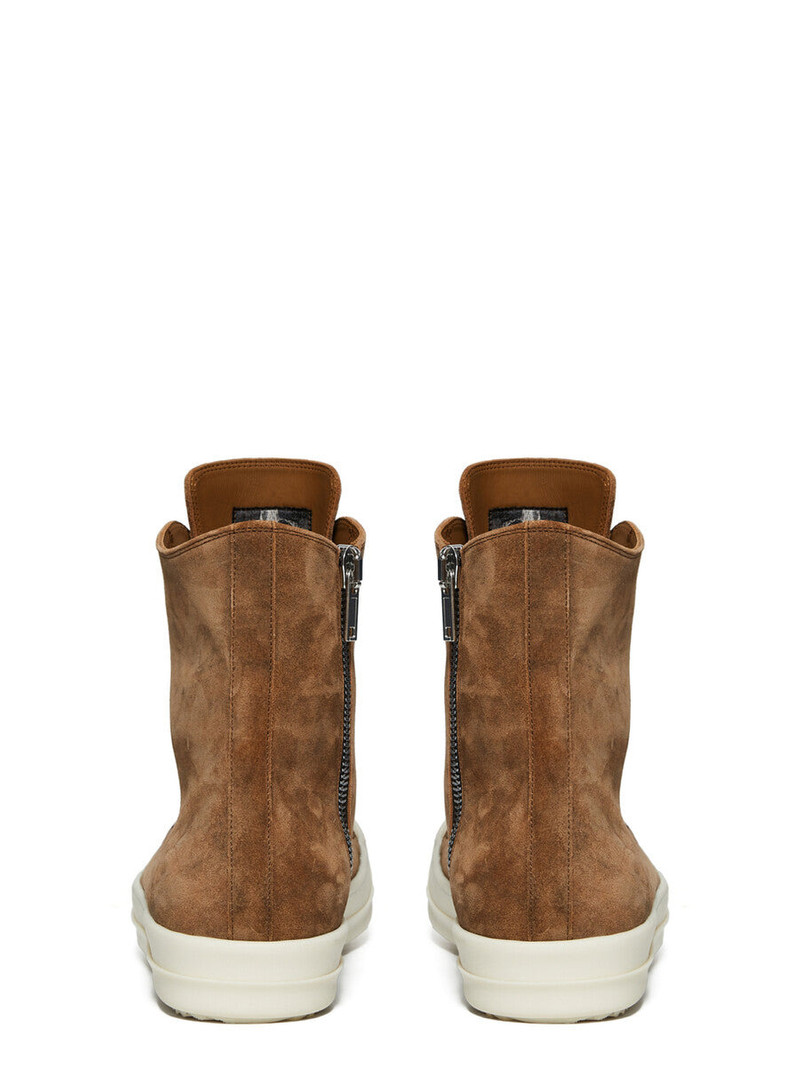 Temple High Top Sneakers Sumi Brown 4