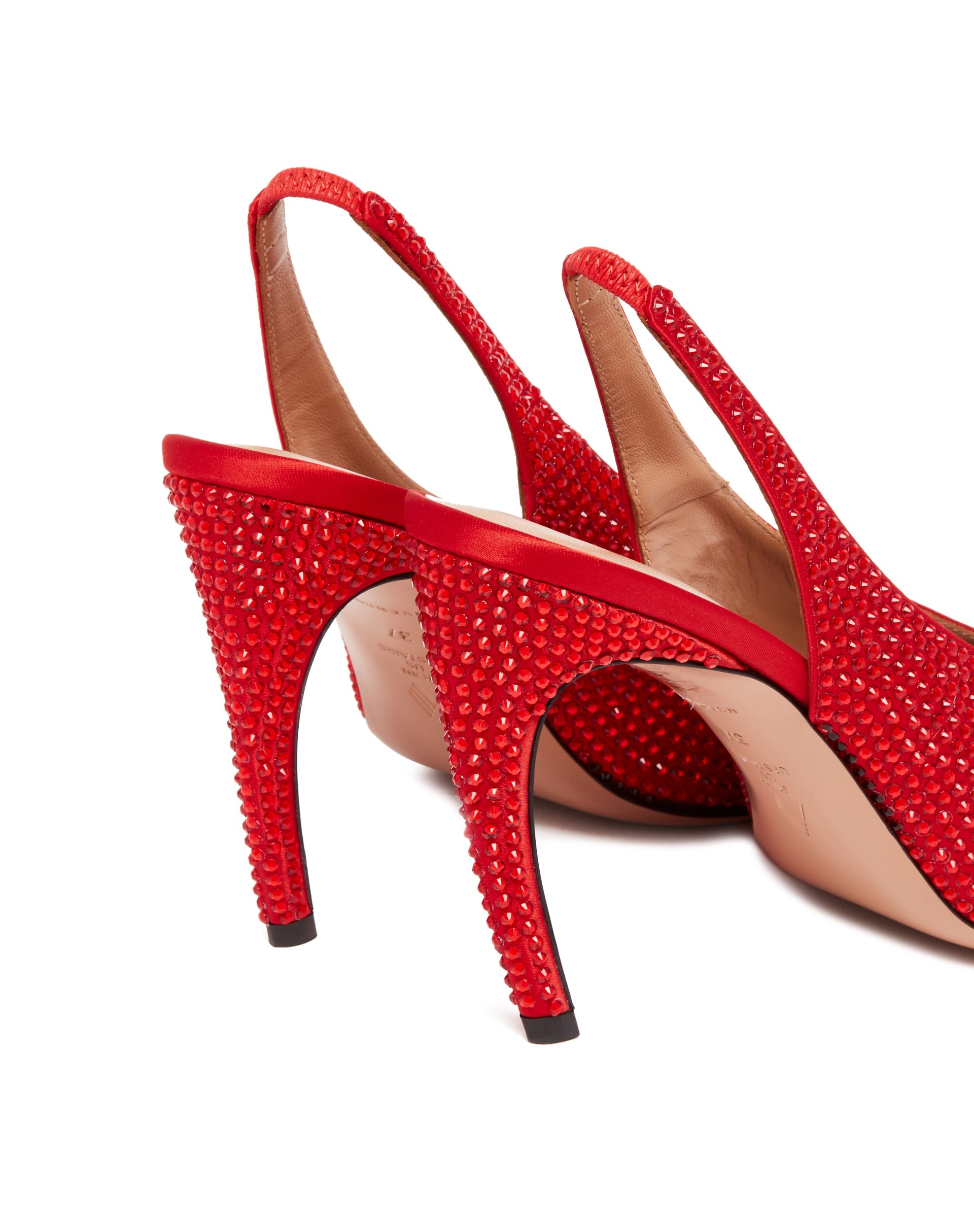 Red Viper Slingback with Strass - 6
