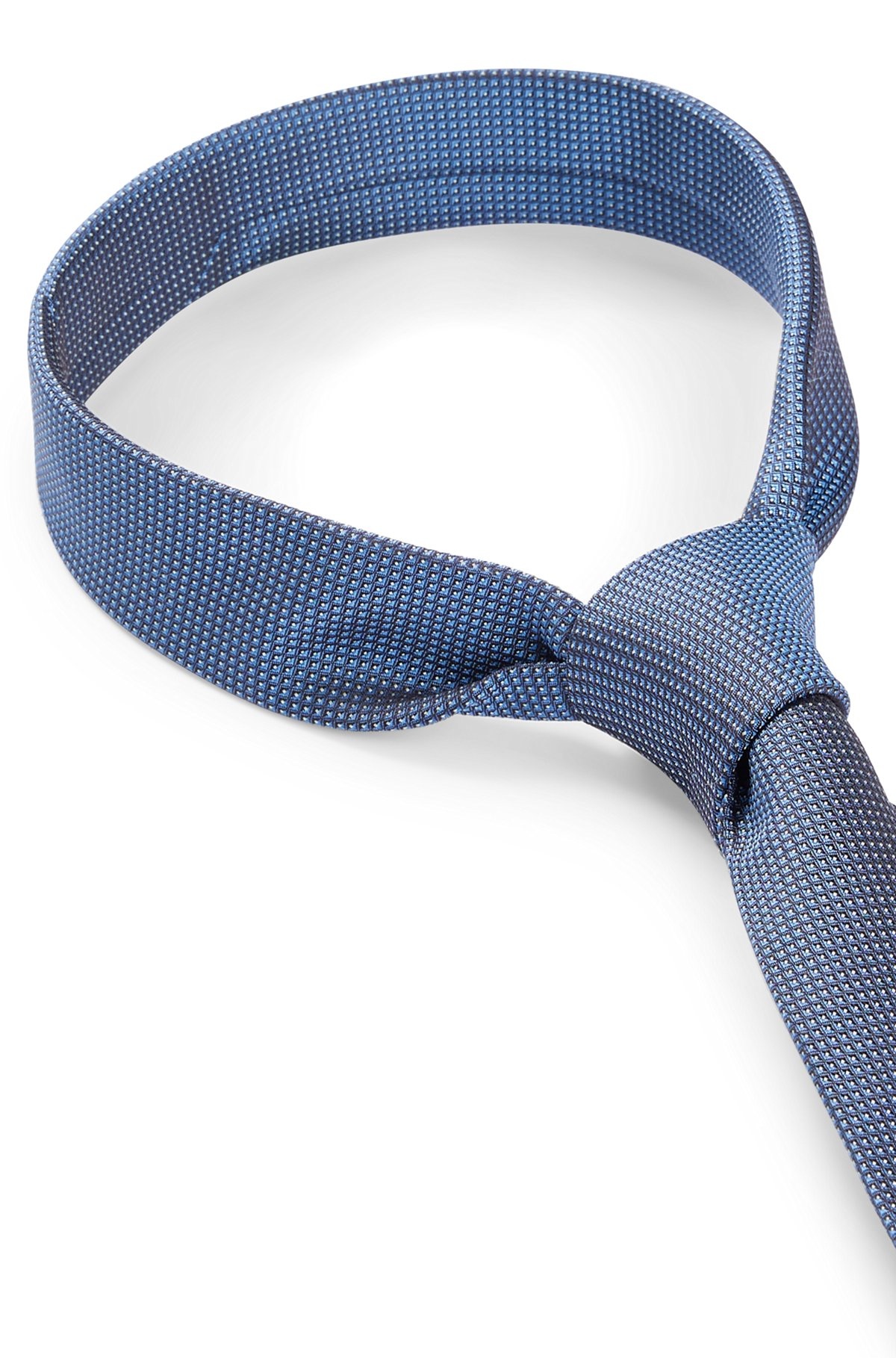 MICRO-PATTERNED TIE IN PURE SILK - 6