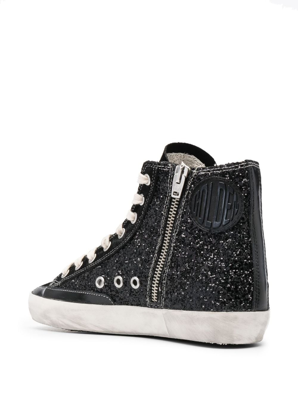 Francy glitter-detailing sneakers - 3