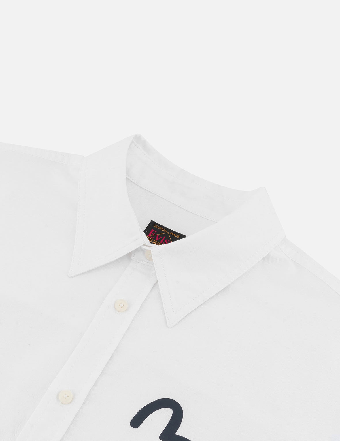 Seagull Embroidery Relax Fit Long Sleeve Oxford Shirt - 6
