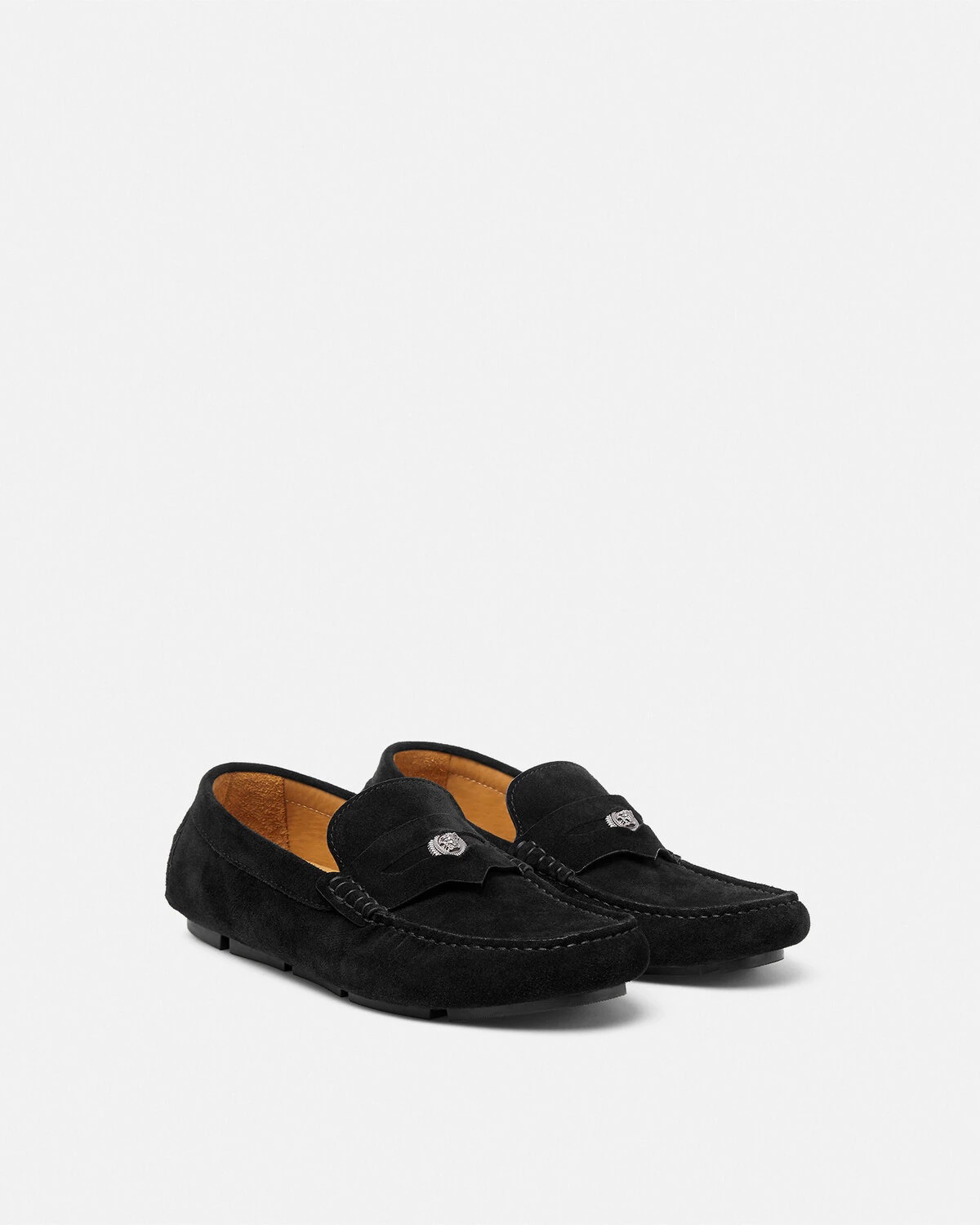 Medusa Biggie Suede Driver Shoes - 2