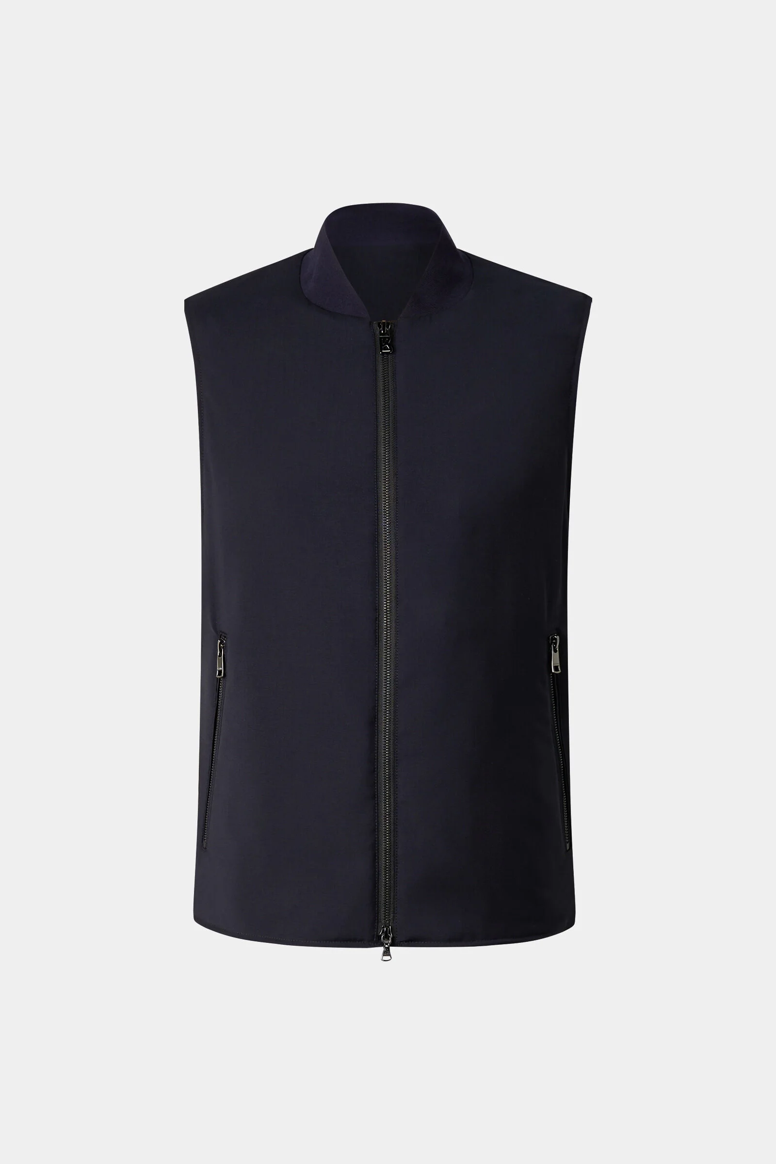 Virgin wool vest Jeff in Dark blue - 1