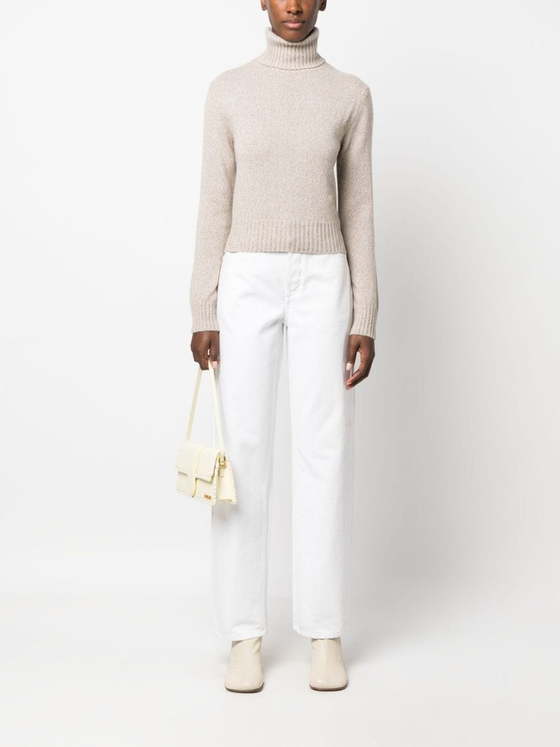 AMI Paris Ami de Coeur mélange-effect jumper outlook