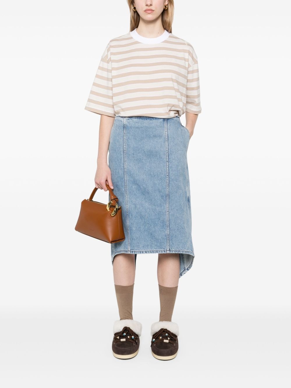 layered midi skirt - 2
