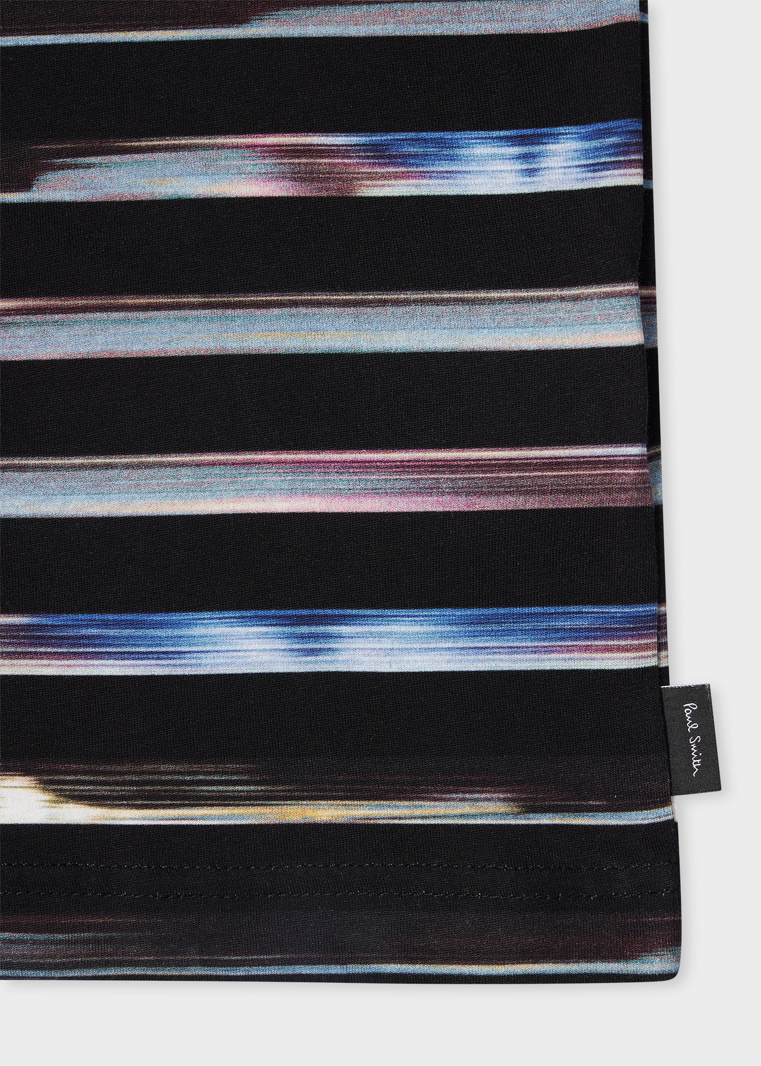 Black 'Digital Stripe' T-Shirt - 2