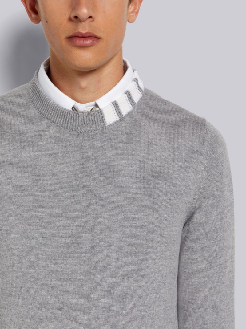 4-Bar panelled wool jumper 5