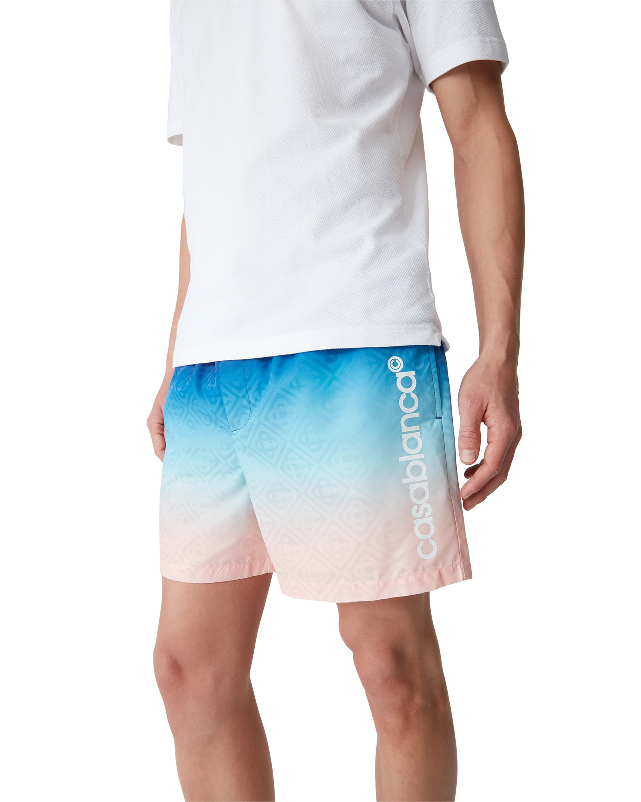 Jacquard Gradient Swim Shorts | Casablanca Paris - 3