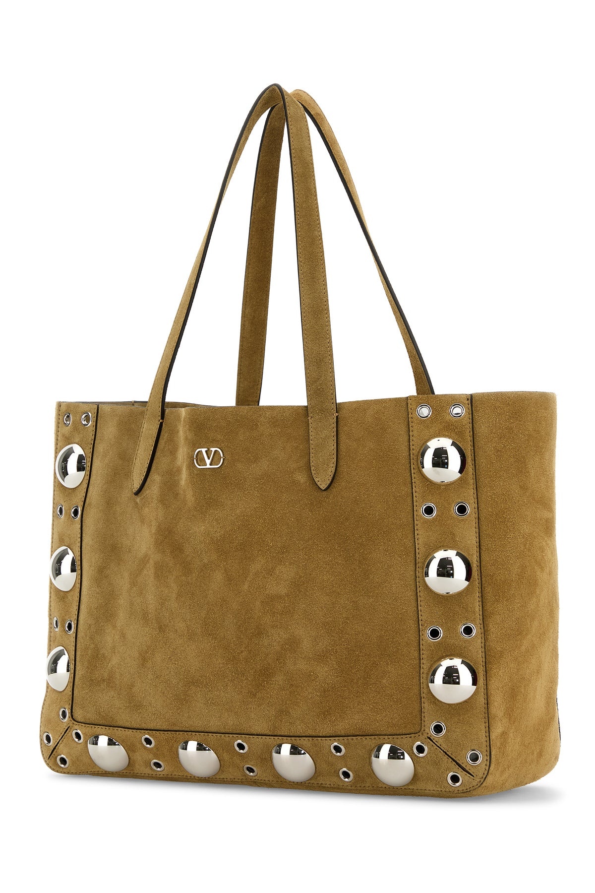 Beige suede Nellcôte shopping bag - 2