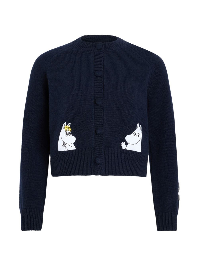 x Moomin Snorkmaiden cardigan 1