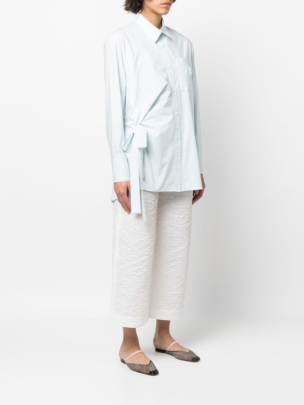 Fenet floral-patch shirt - 3