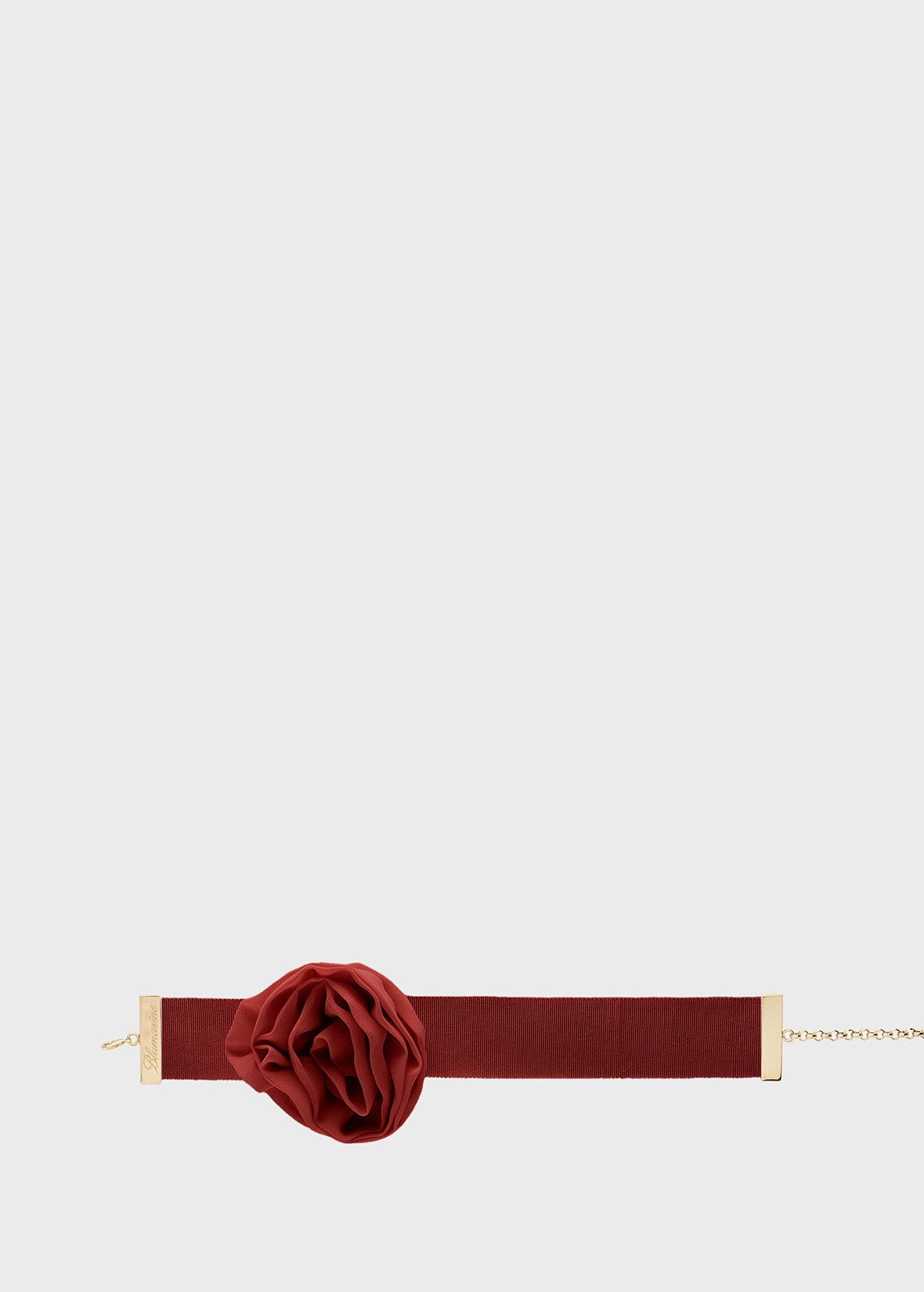 CHOKER WITH SATIN ROSE - 2