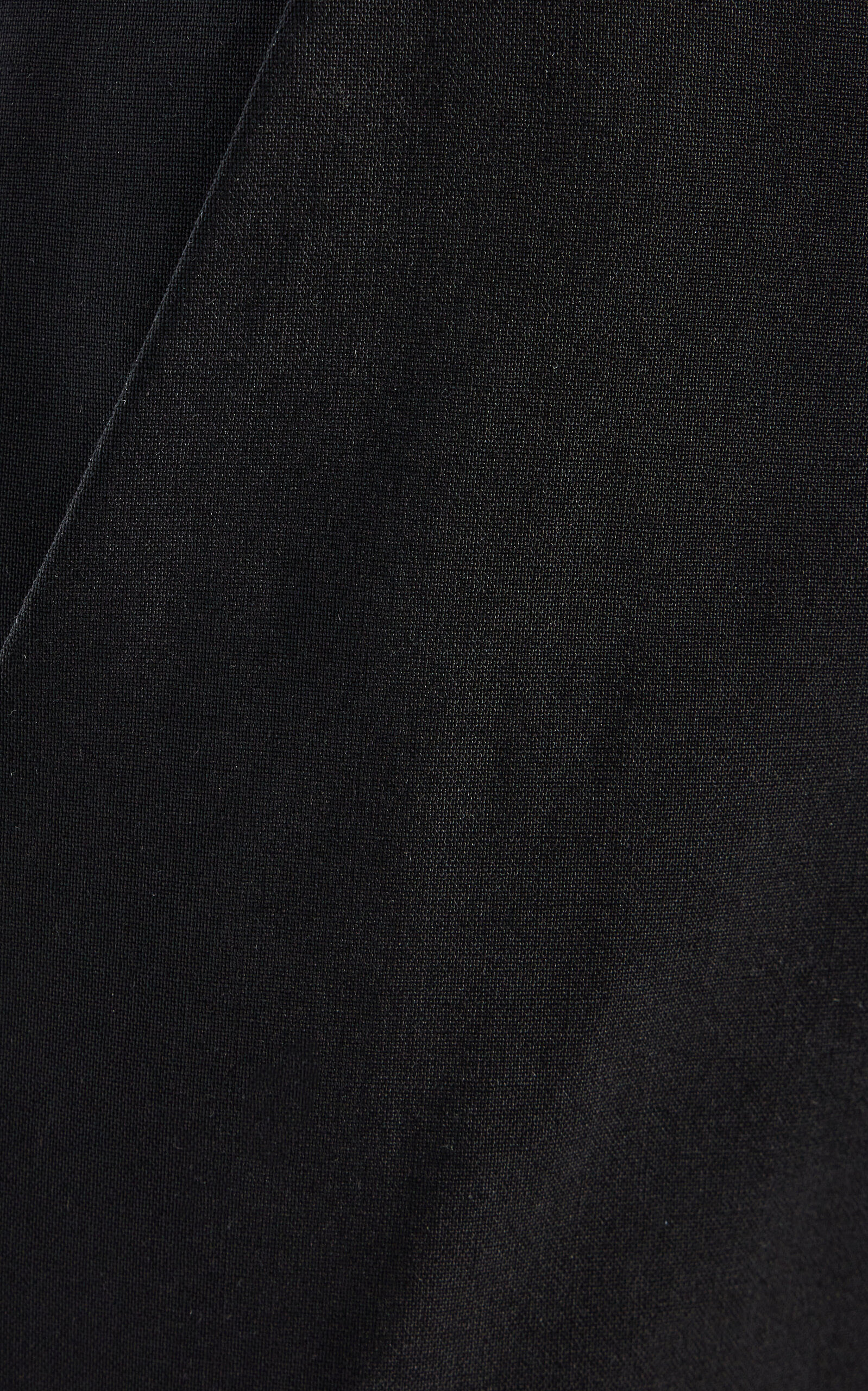 Wool Cropped Cigarette Trousers black - 5