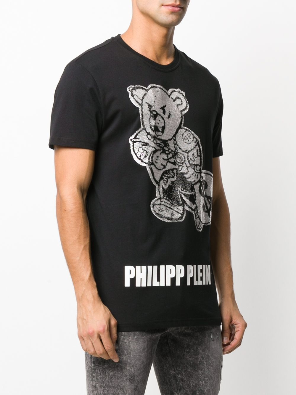 Teddy Bear logo print T-shirt - 3