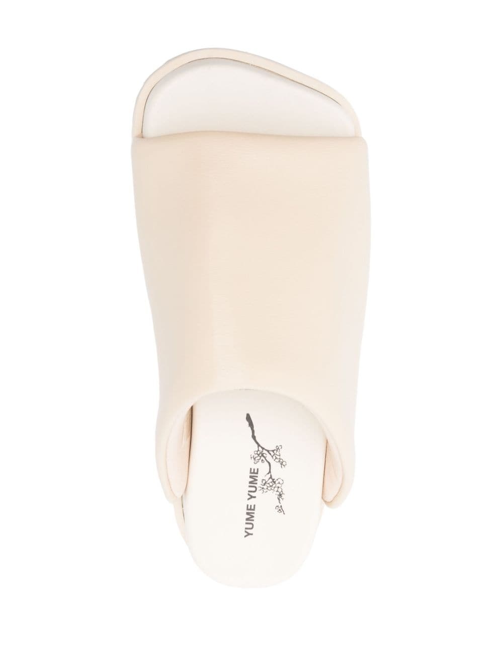 open-toe slip-on slides - 4