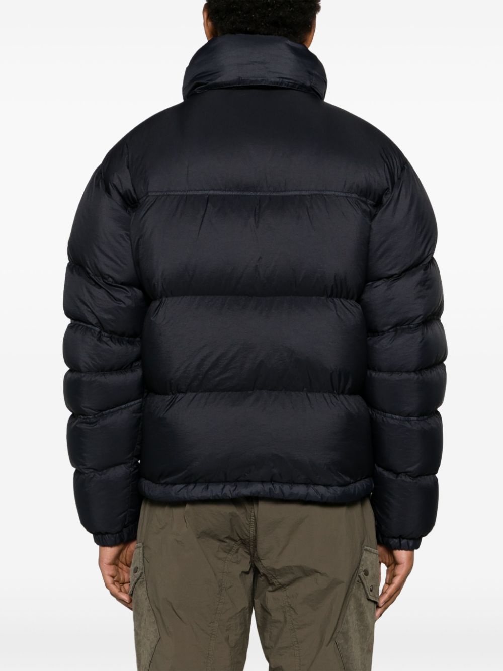zip-up hooded down jacket - 5