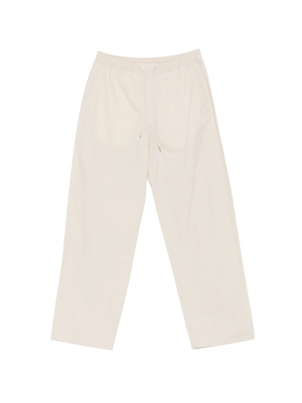drawstring relaxed trousers - 1