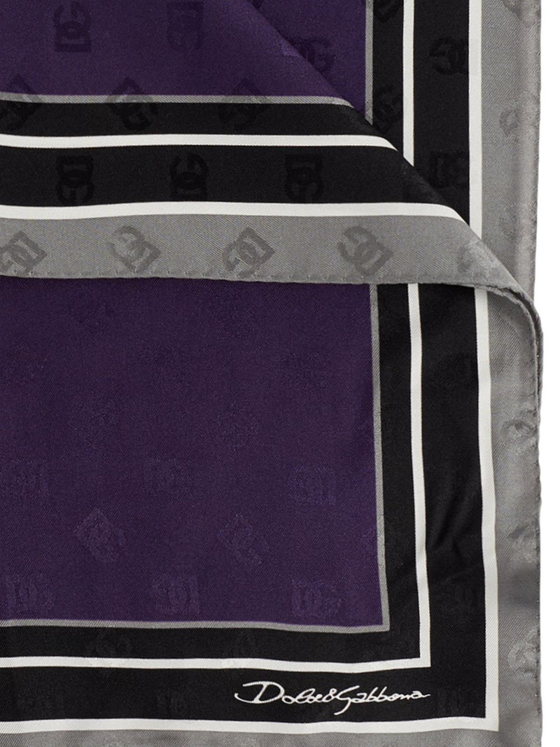Dolce & Gabbana logo border scarf outlook