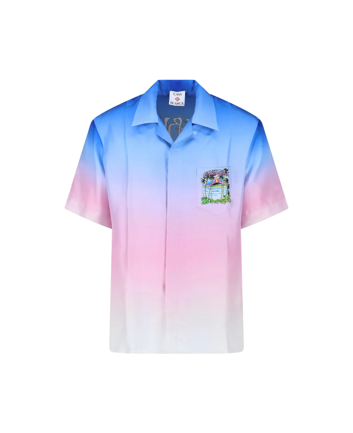 'volcano Print' Shirt - 1