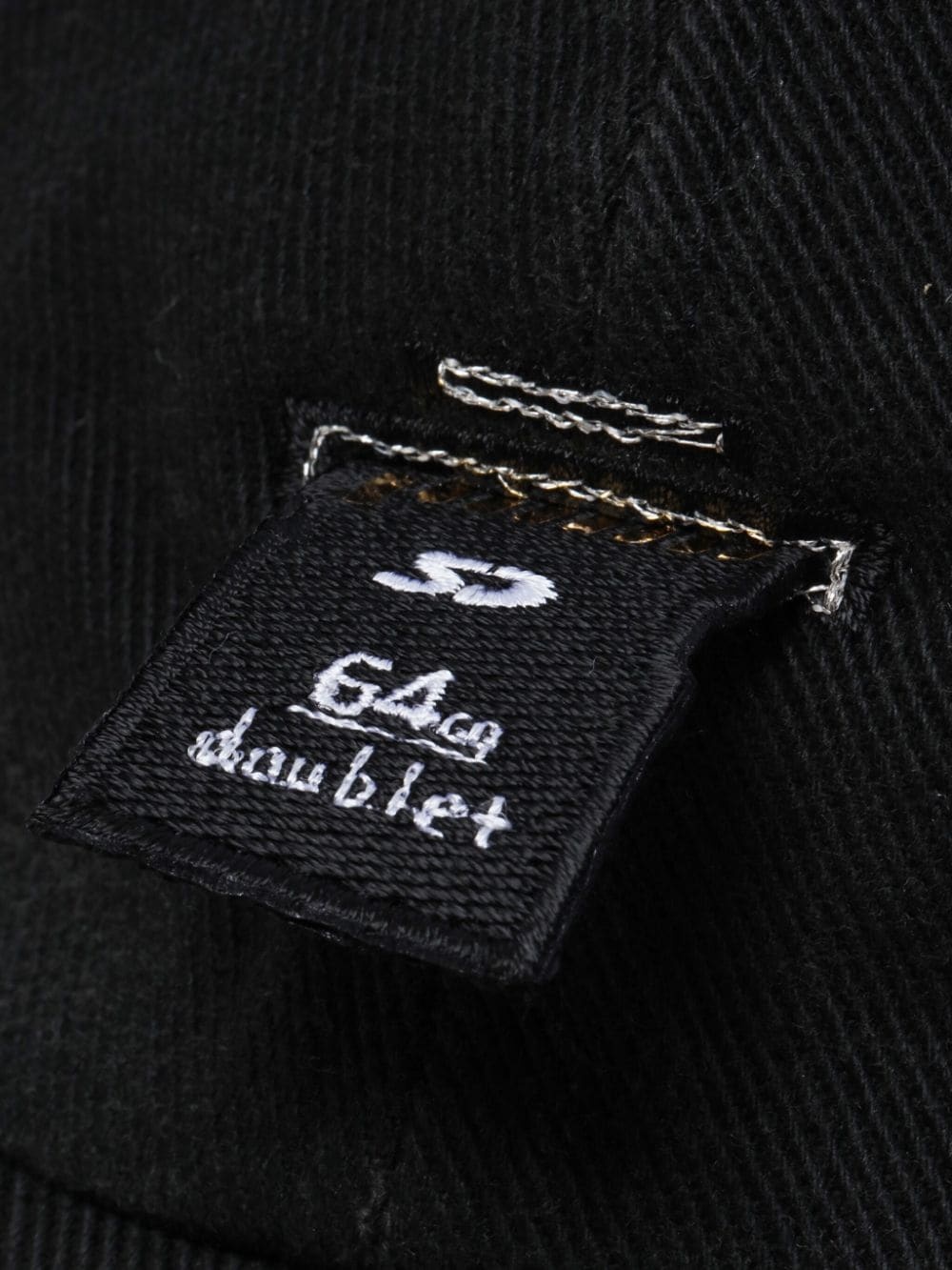 appliquÃ©-detail corduroy cap - 4