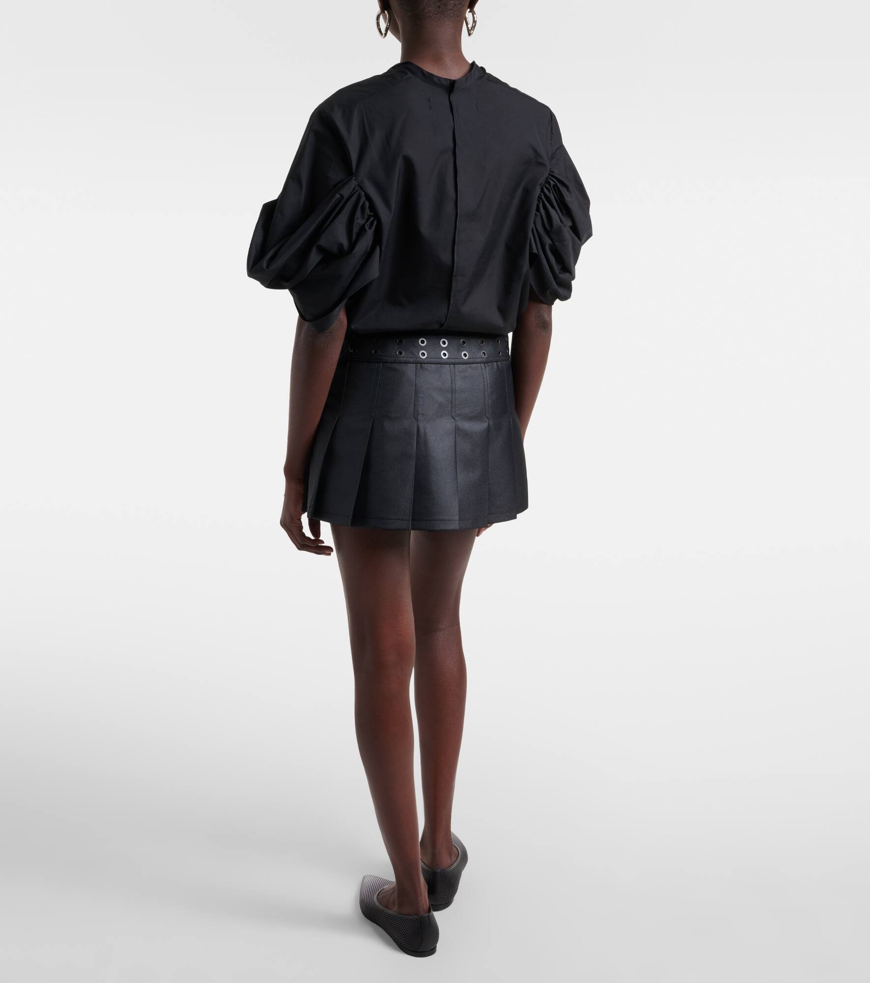 Pleated miniskirt - 3