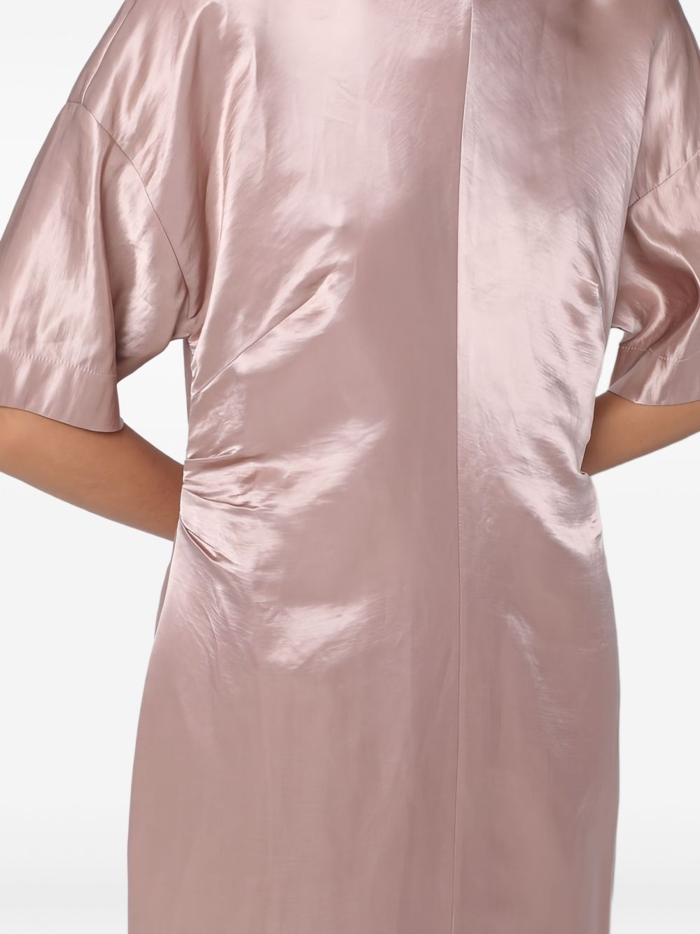 gathered-detail dress - 5