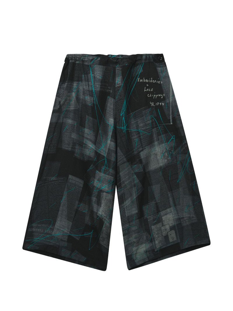 graphic-print wide-leg trousers 6