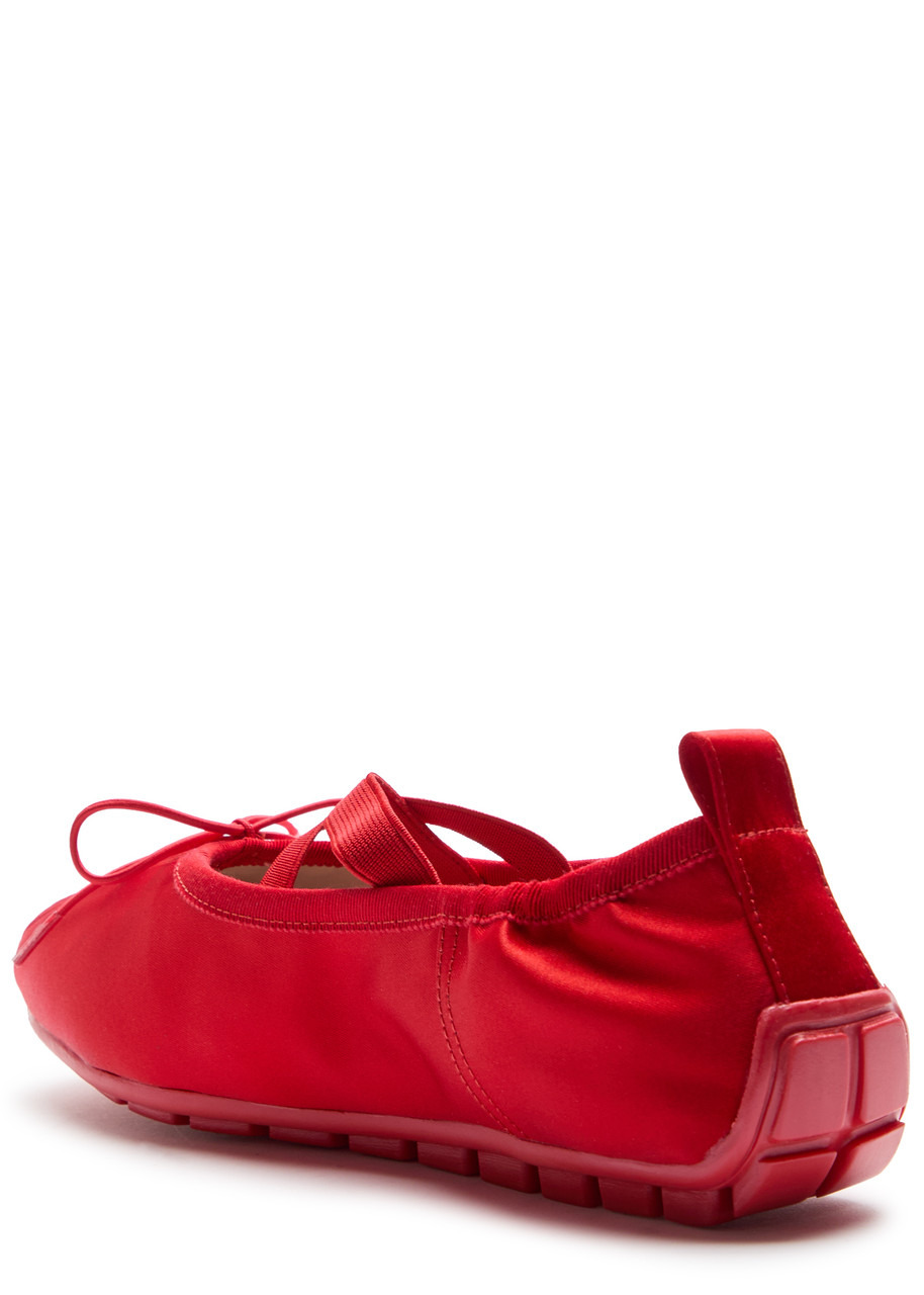 Simone Rocha Ballerina Grip Satin Ballet Flats - 2