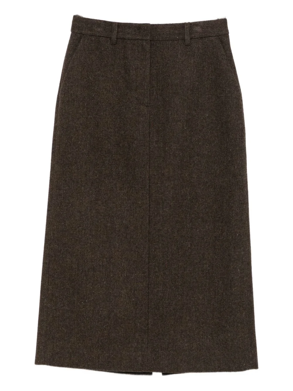 knitted midi skirt - 1