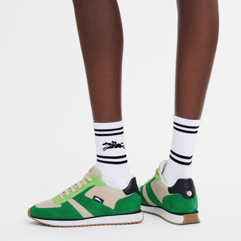 Longchamp Le Pliage Green Sneakers Green - Leather outlook