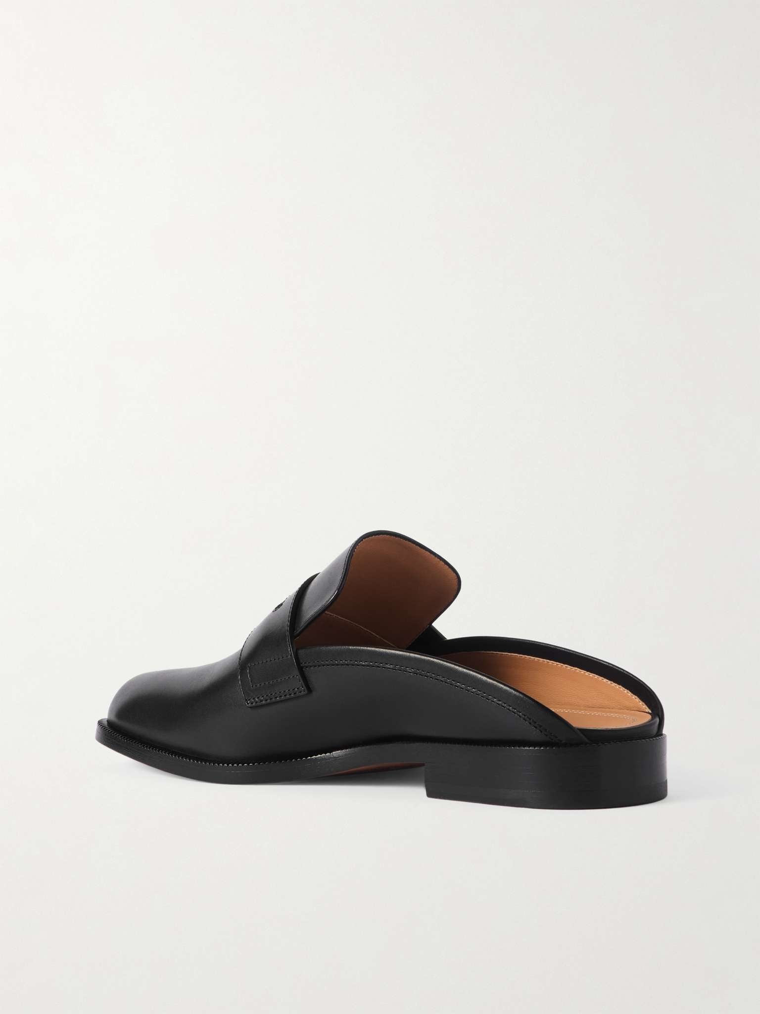 Tabi Leather Backless Penny Loafers - 4