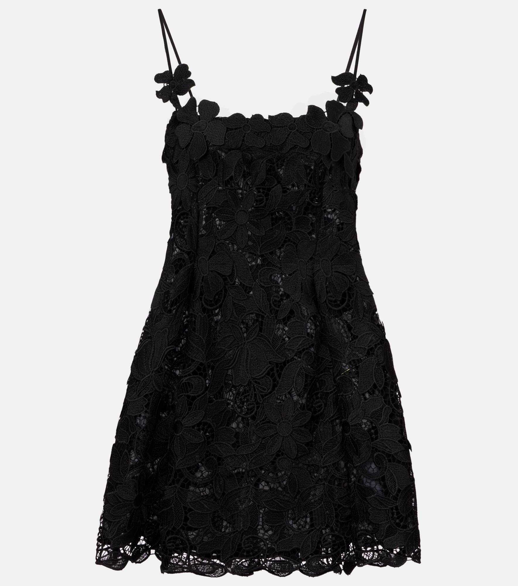 Floral lace minidress - 1
