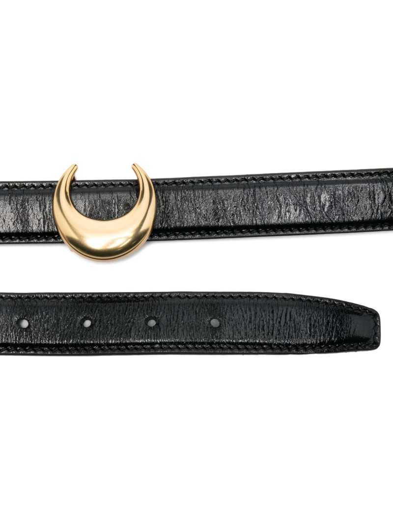 Marine Serre crescent-moon buckle belt outlook