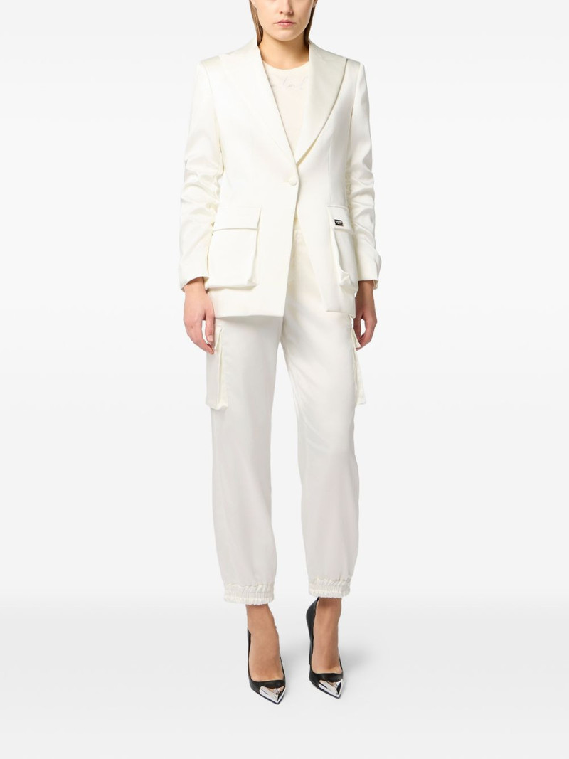 PHILIPP PLEIN patch-pocket blazer outlook