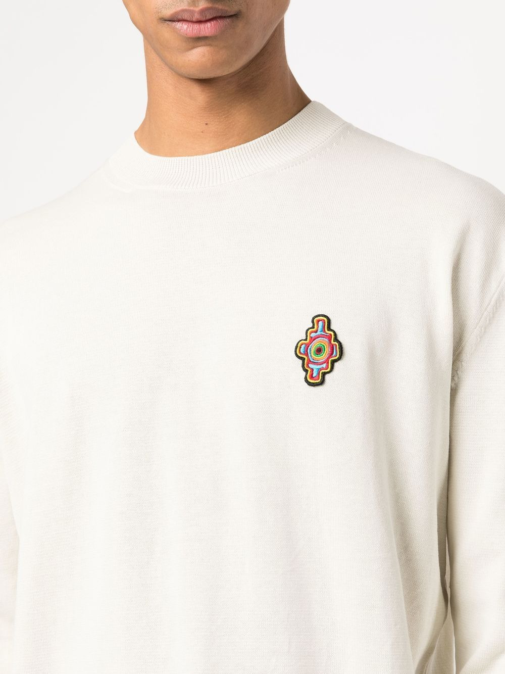 Sunset Cross crew neck jumper - 5