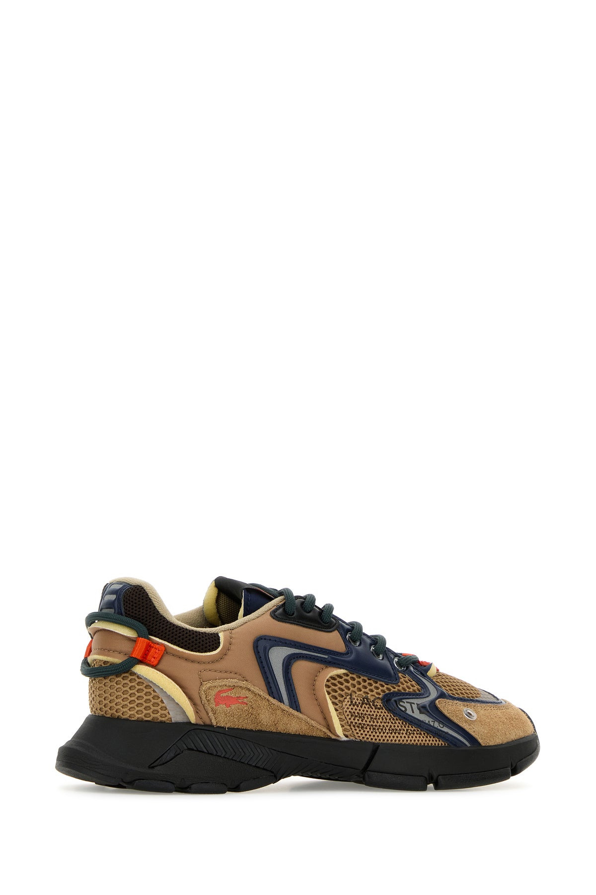 Multicolor leather and mesh L003 Neo sneakers - 3