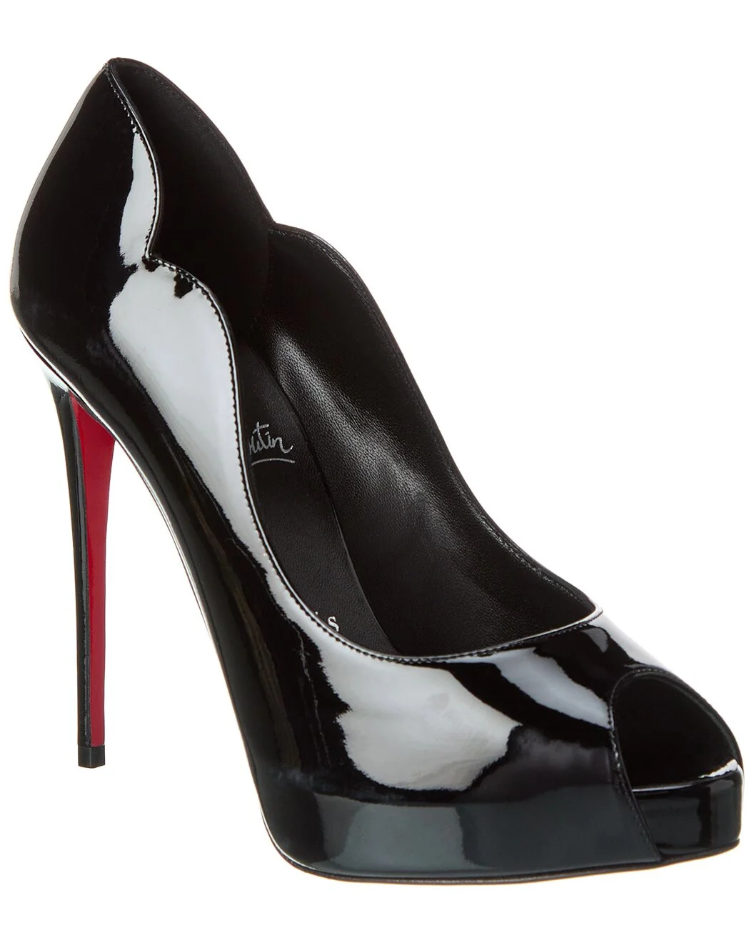 Christian Louboutin Hot Chick Alta 120 Patent Sandal - 1