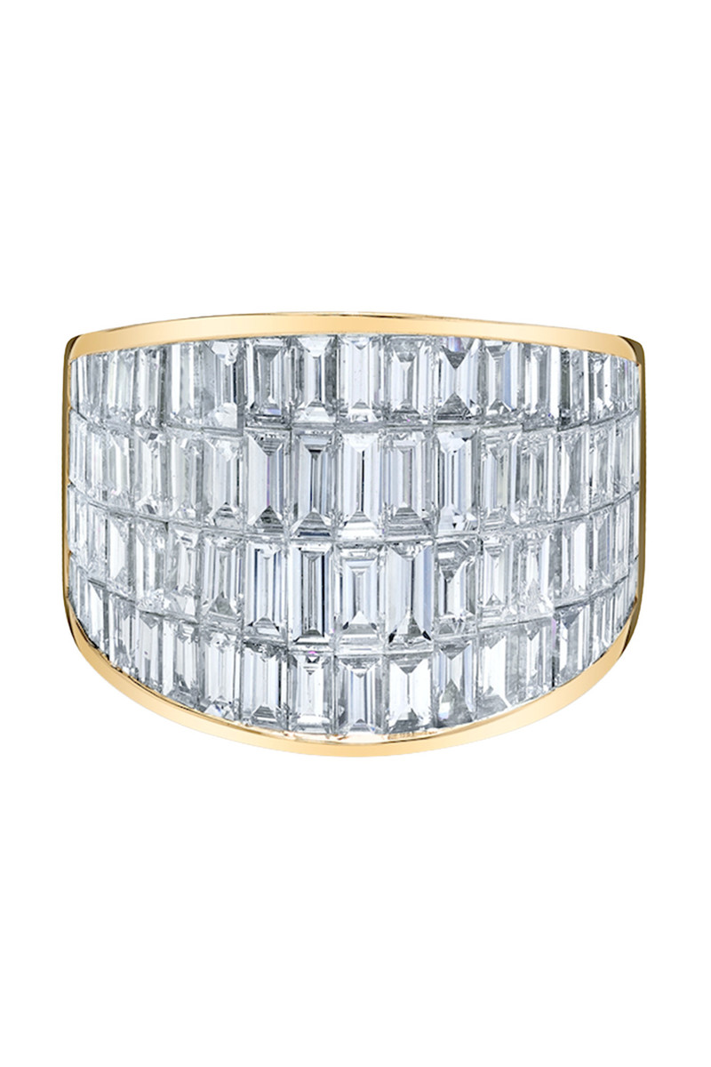 Diamond Four Row Galaxy Ring 1