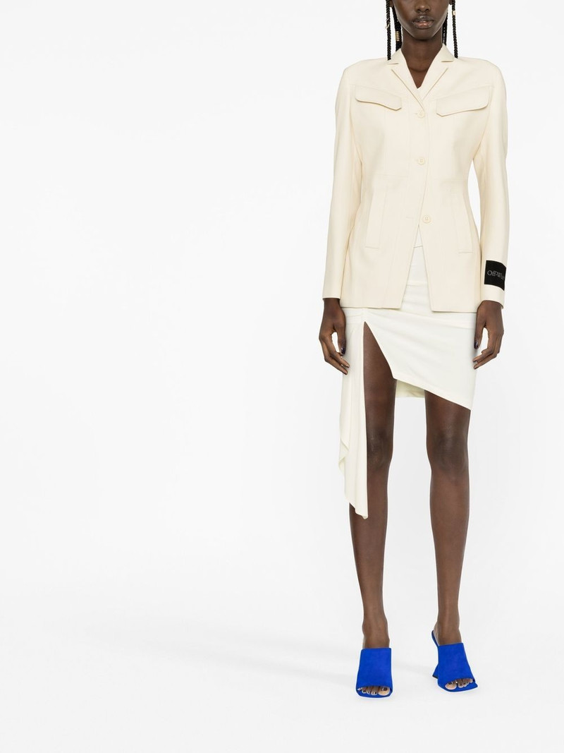 Off-White single-breasted wool blazer outlook