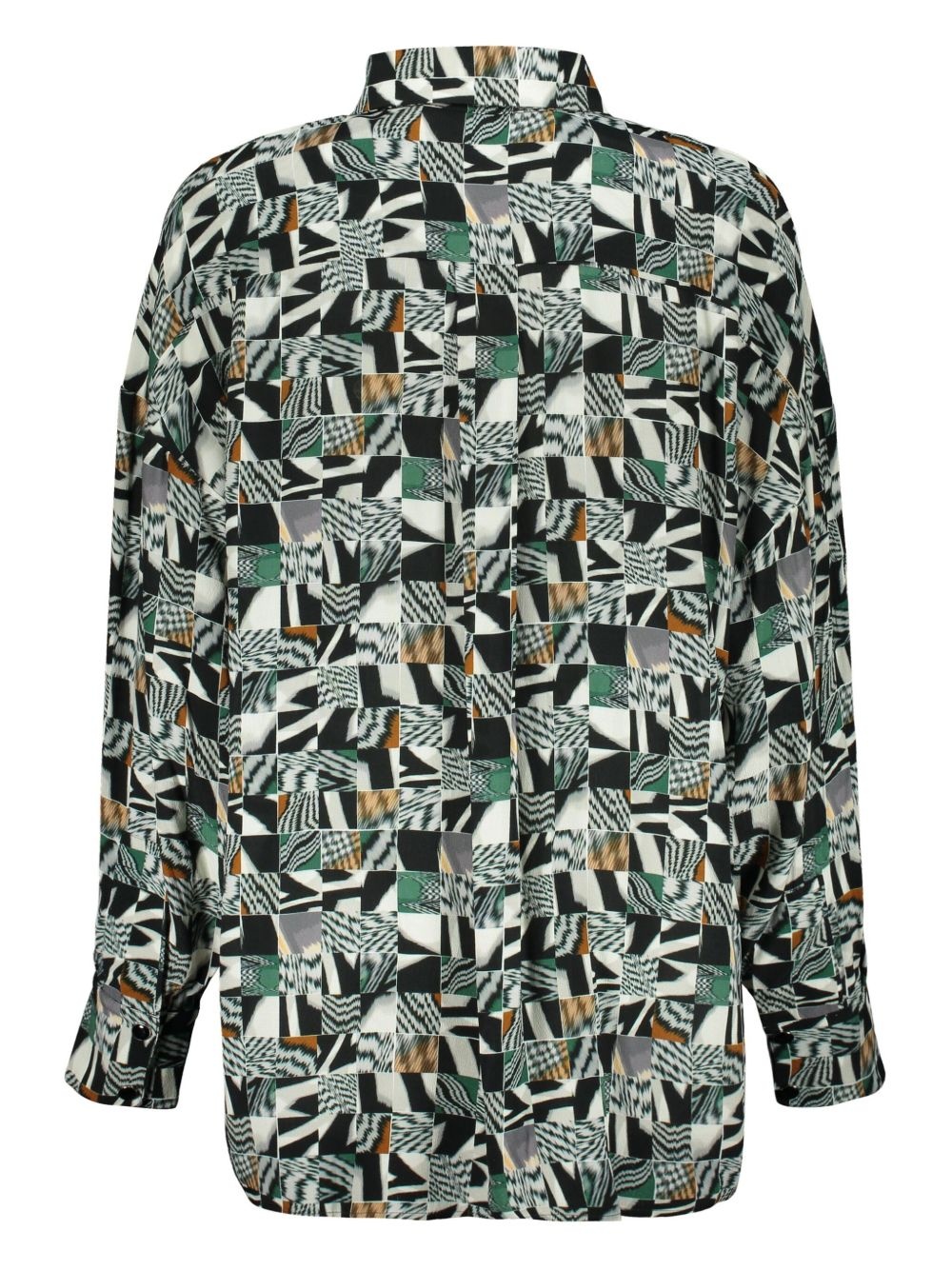 abstract-pattern shirt - 2